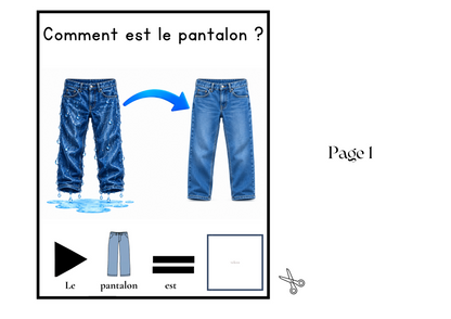Livre Adapté en CAA, Adjectif "sec"
