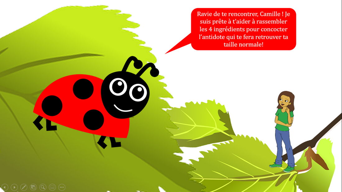 Aventure périlleuse dans le jardin