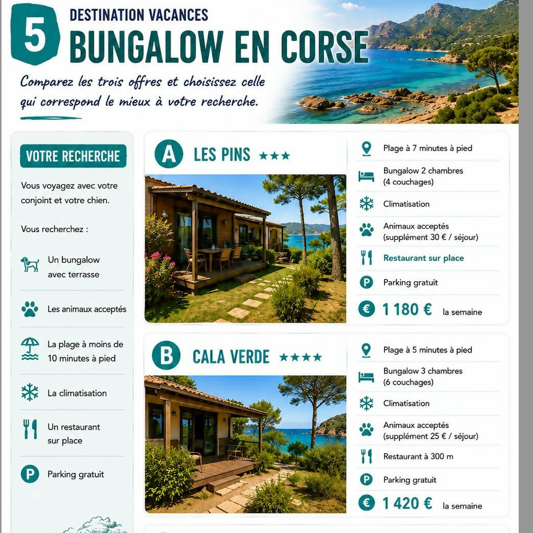 Destination vacances