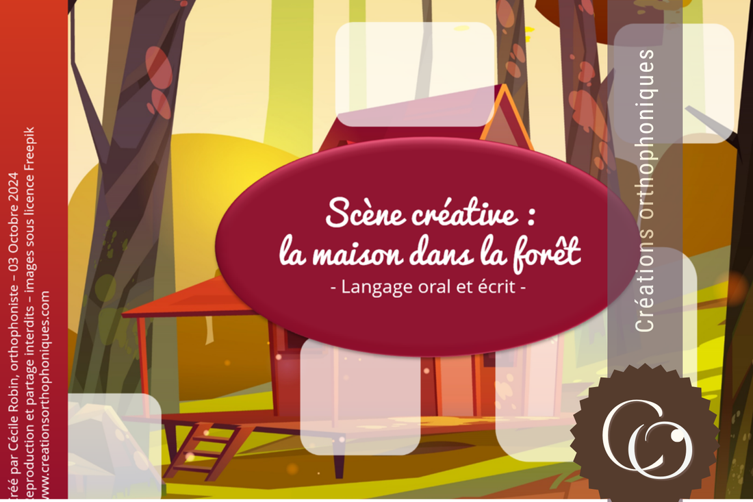 Scène créative : La maison dans la forêt