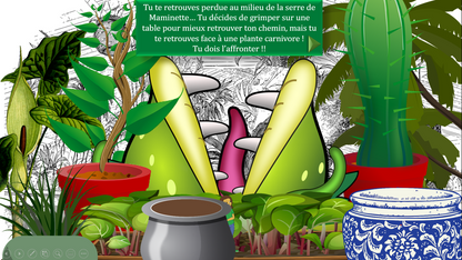 Aventure périlleuse dans le jardin