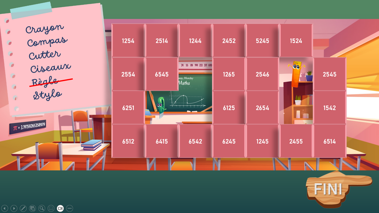 A la recherche des fournitures scolaires - GRATUIT