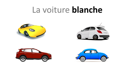 Sur le chemin des mots - Adjectifs de couleur