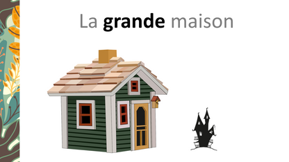 Sur le chemin des mots - petit/grand