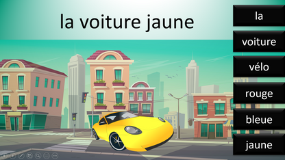 Sur le chemin des mots - Déterminant + Nom + Adjectif de couleur