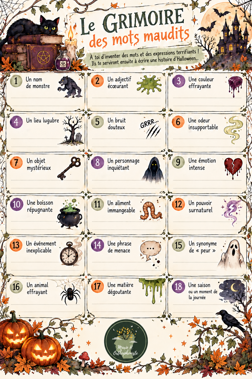 Grimoire des mots maudits