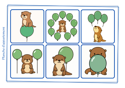 Mémory et Loto des Prépositions Spatiales