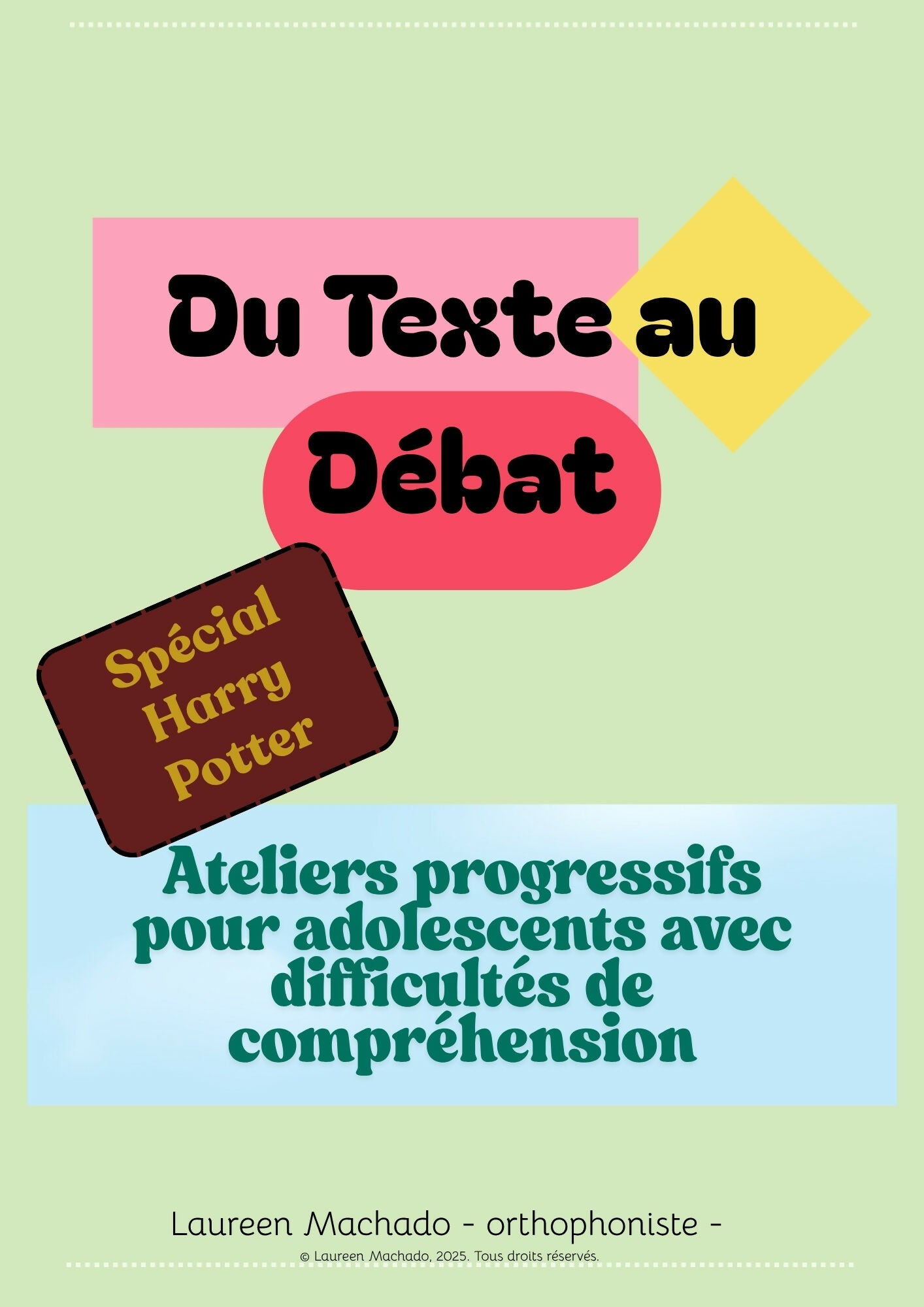 Du texte Au Débat - Harry Potter