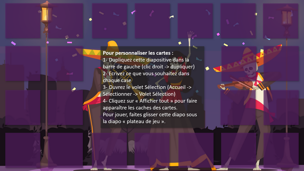 La fête des morts - jeu de l&
