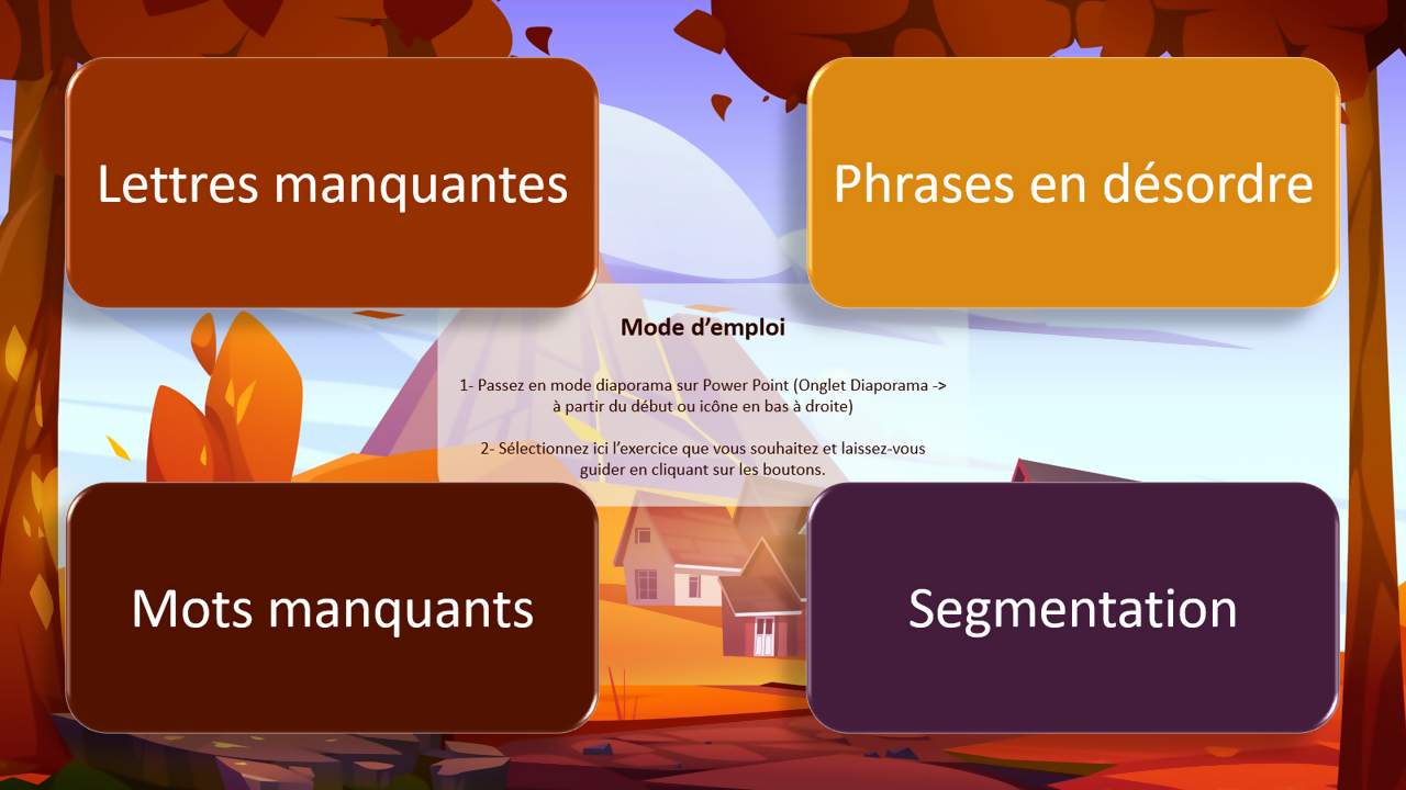 Phrases de saison - Automne - EXTRAIT GRATUIT