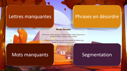 Phrases de saison - Automne - EXTRAIT GRATUIT