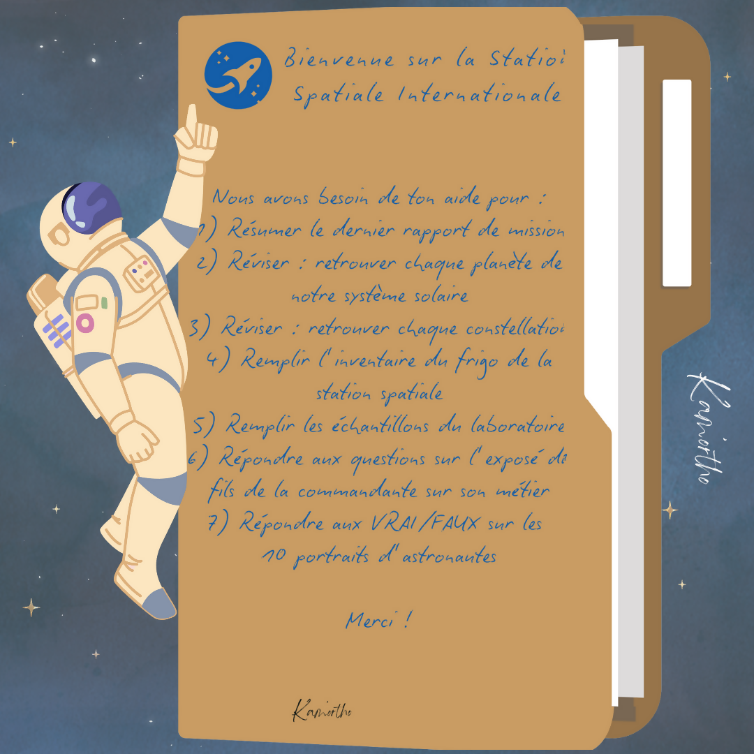 Bienvenue à la Station Spatiale Internationale (ISS)
