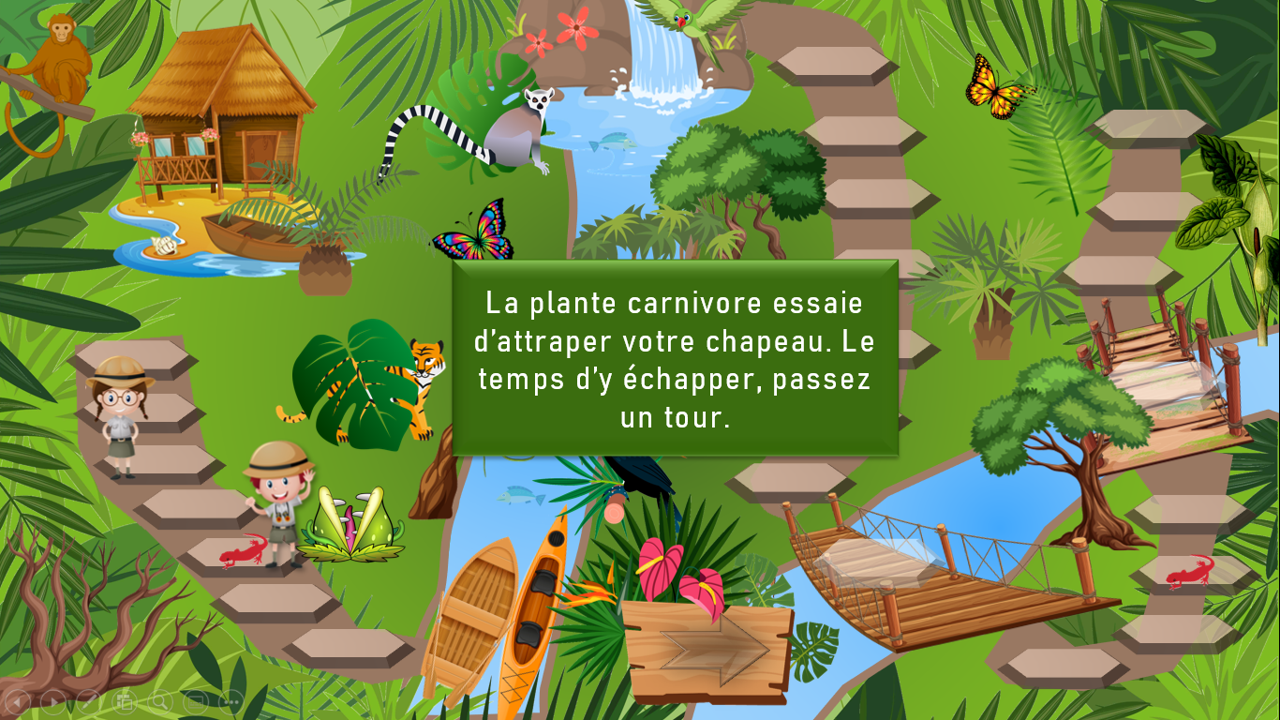 Une course dans la jungle