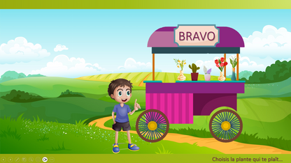 PACK 5 supports thème Printemps
