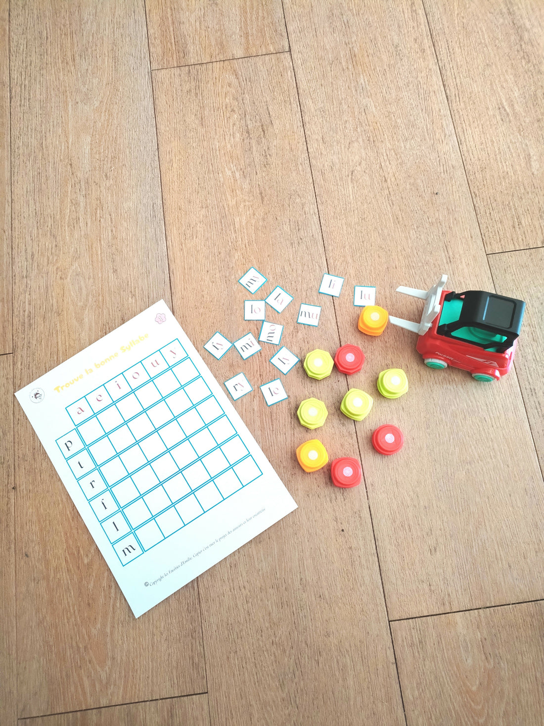 Tableaux à Double Entrée des Syllabes