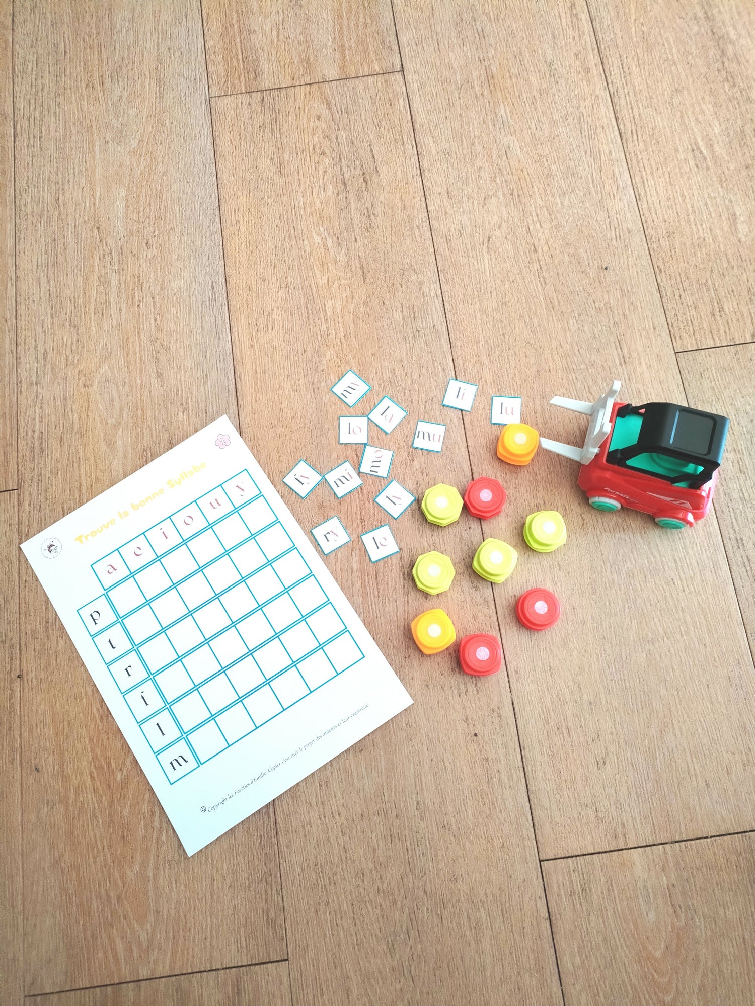 Tableaux à Double Entrée des Syllabes