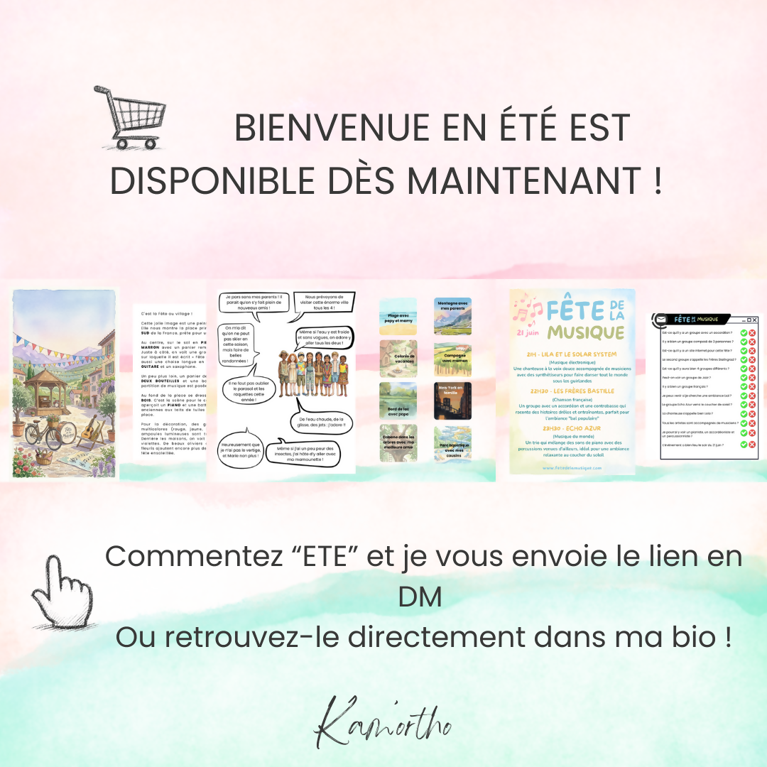 Bienvenue en été