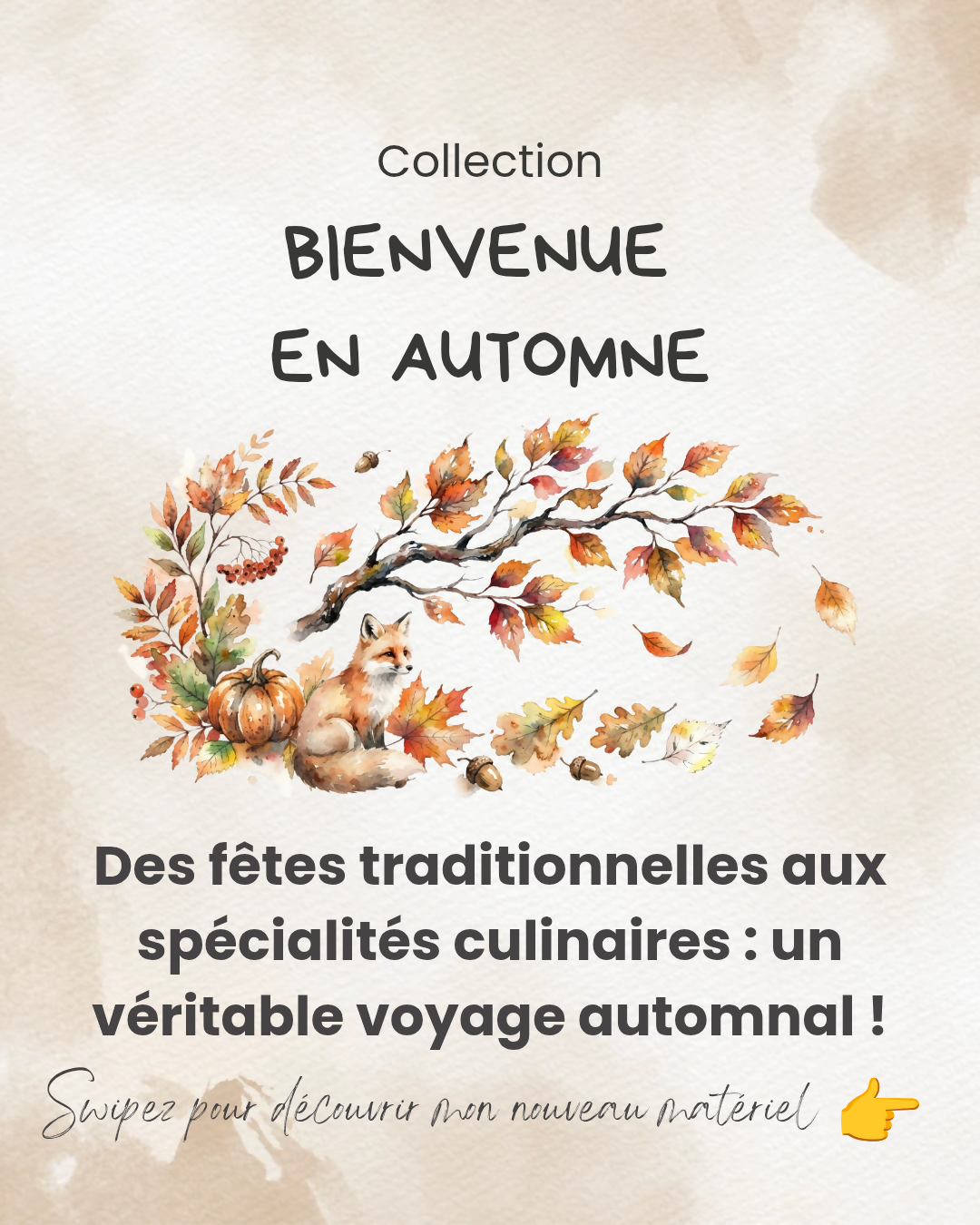 Bienvenue en automne