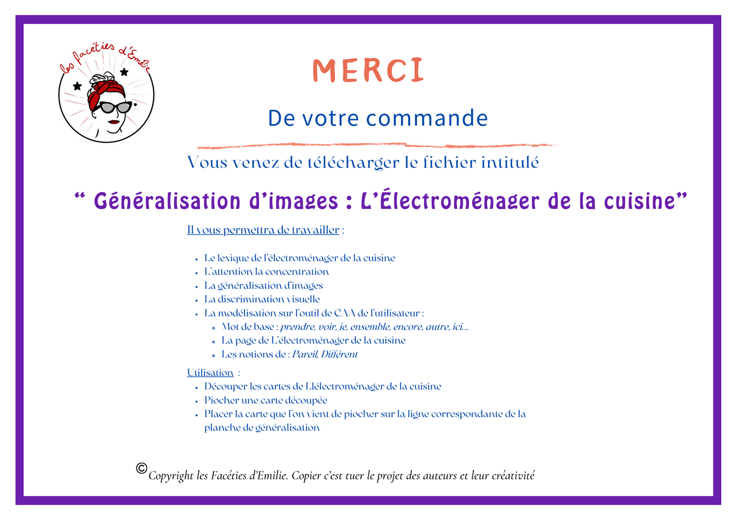 Généralisation d&
