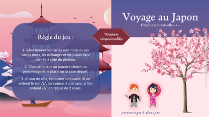 Voyage au Japon - jeu imprimable