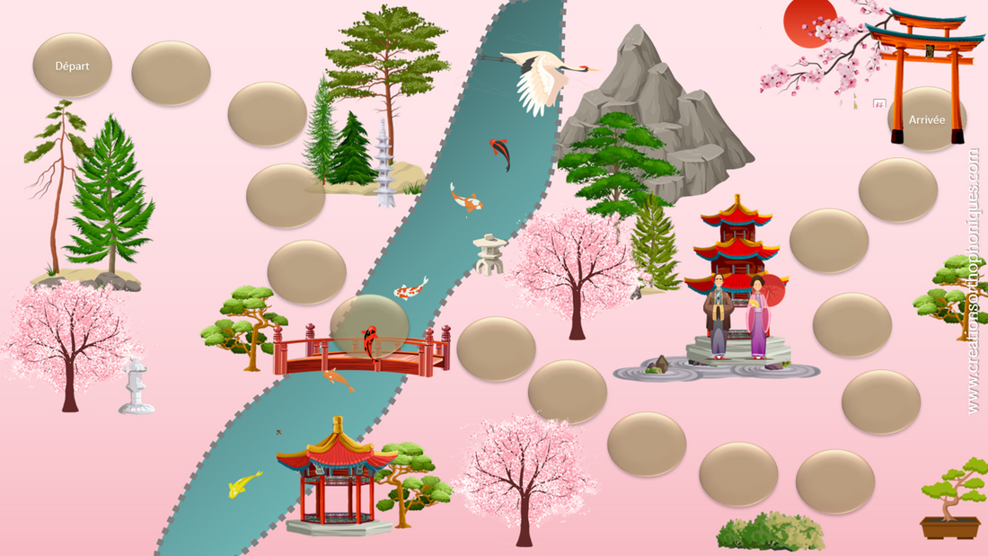 Voyage au Japon - jeu imprimable
