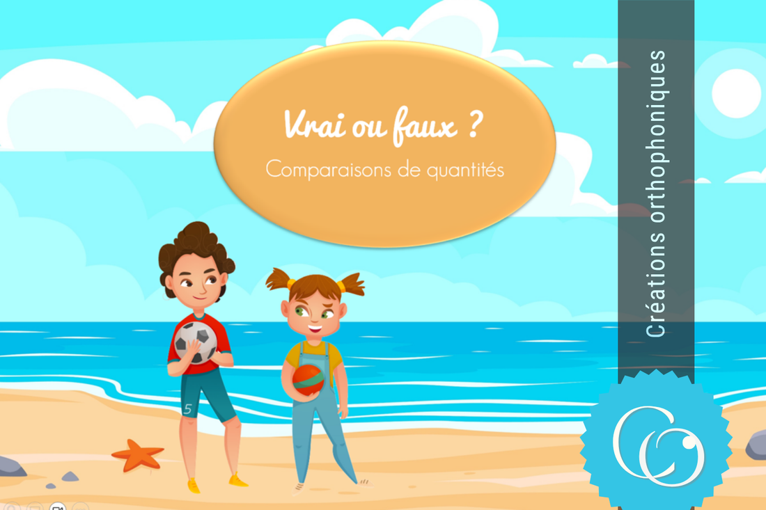 Vrai ou faux ? Comparaison de petites quantités