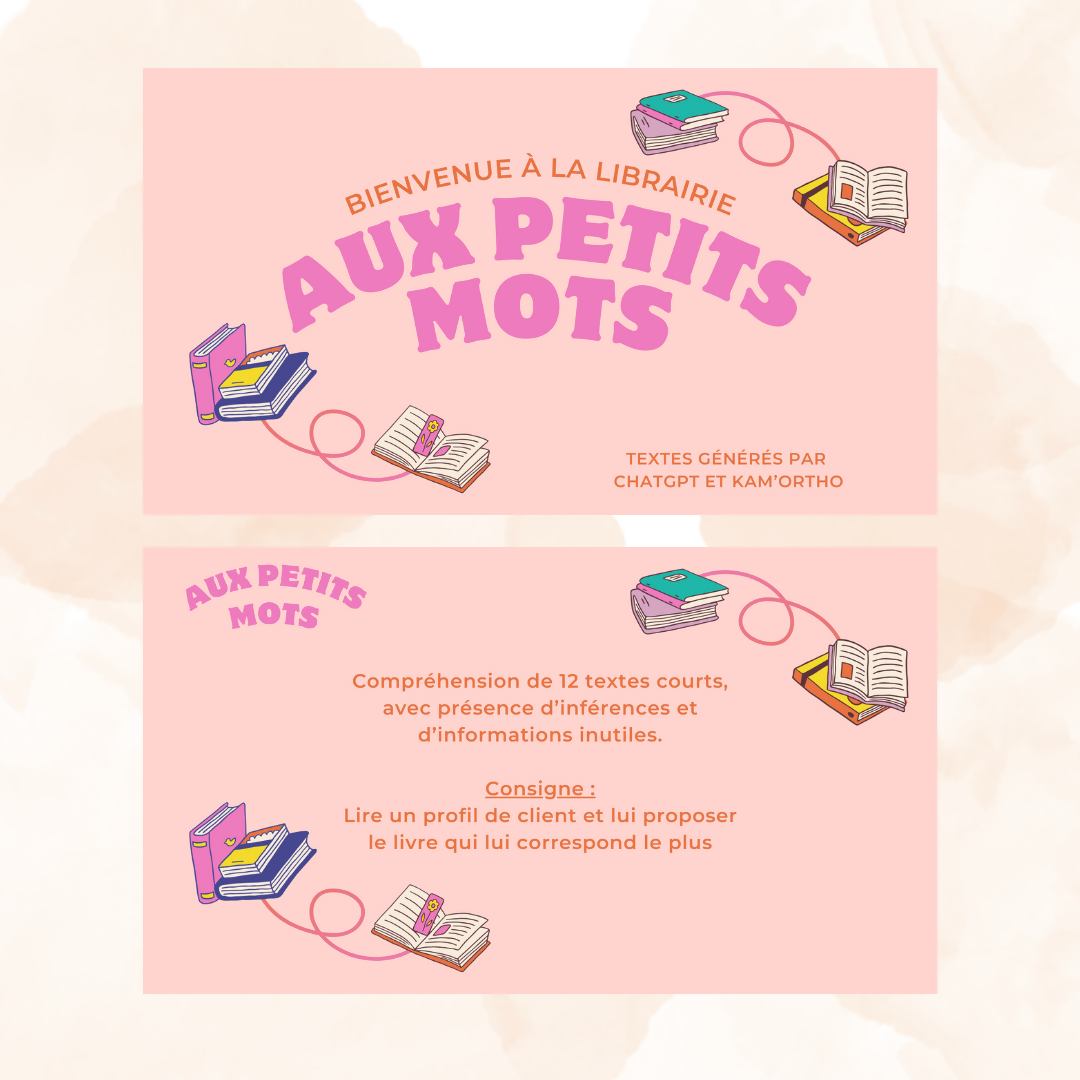 Un profil, un univers - Matériel complet