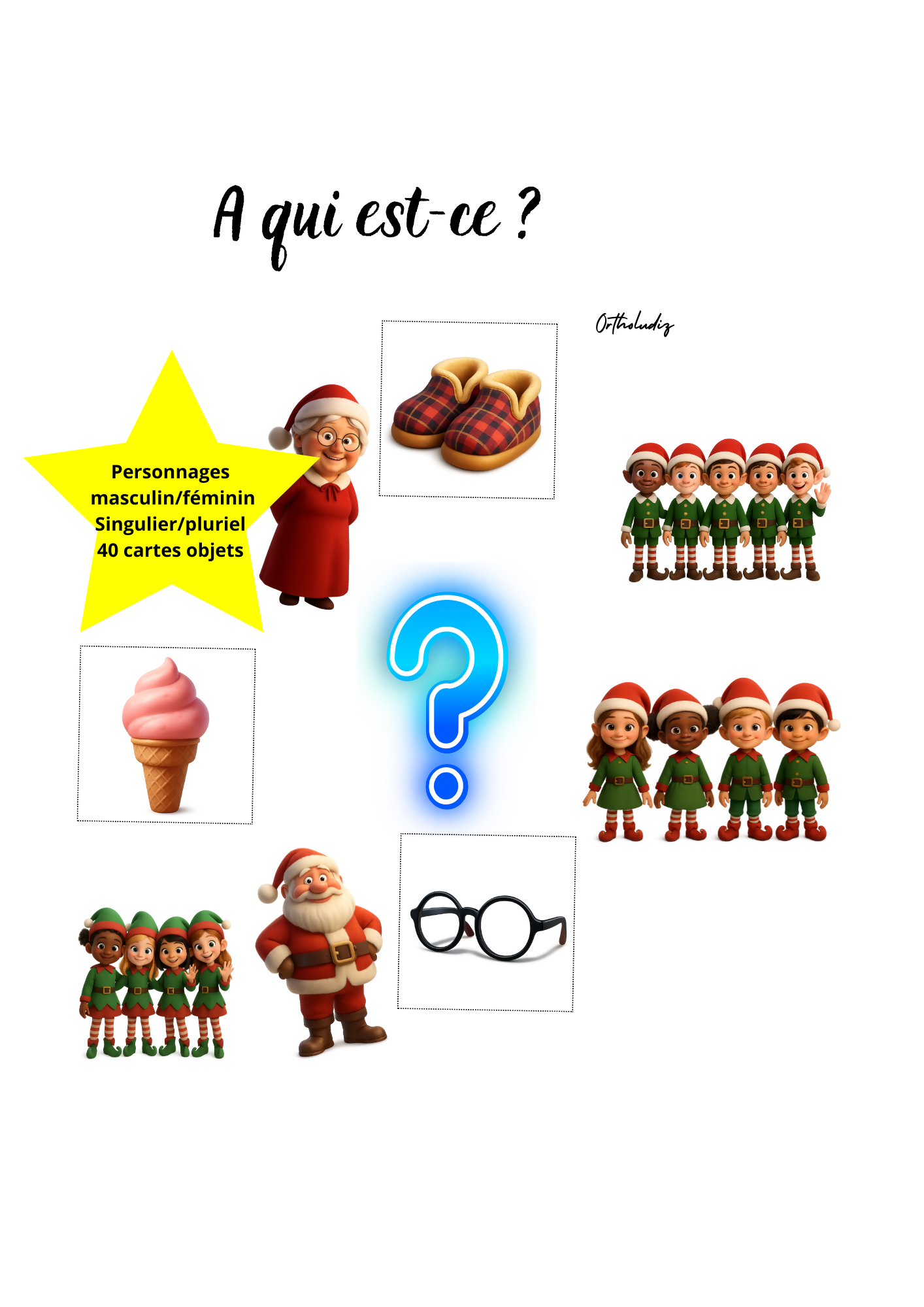 A qui est-ce ? version Noël
