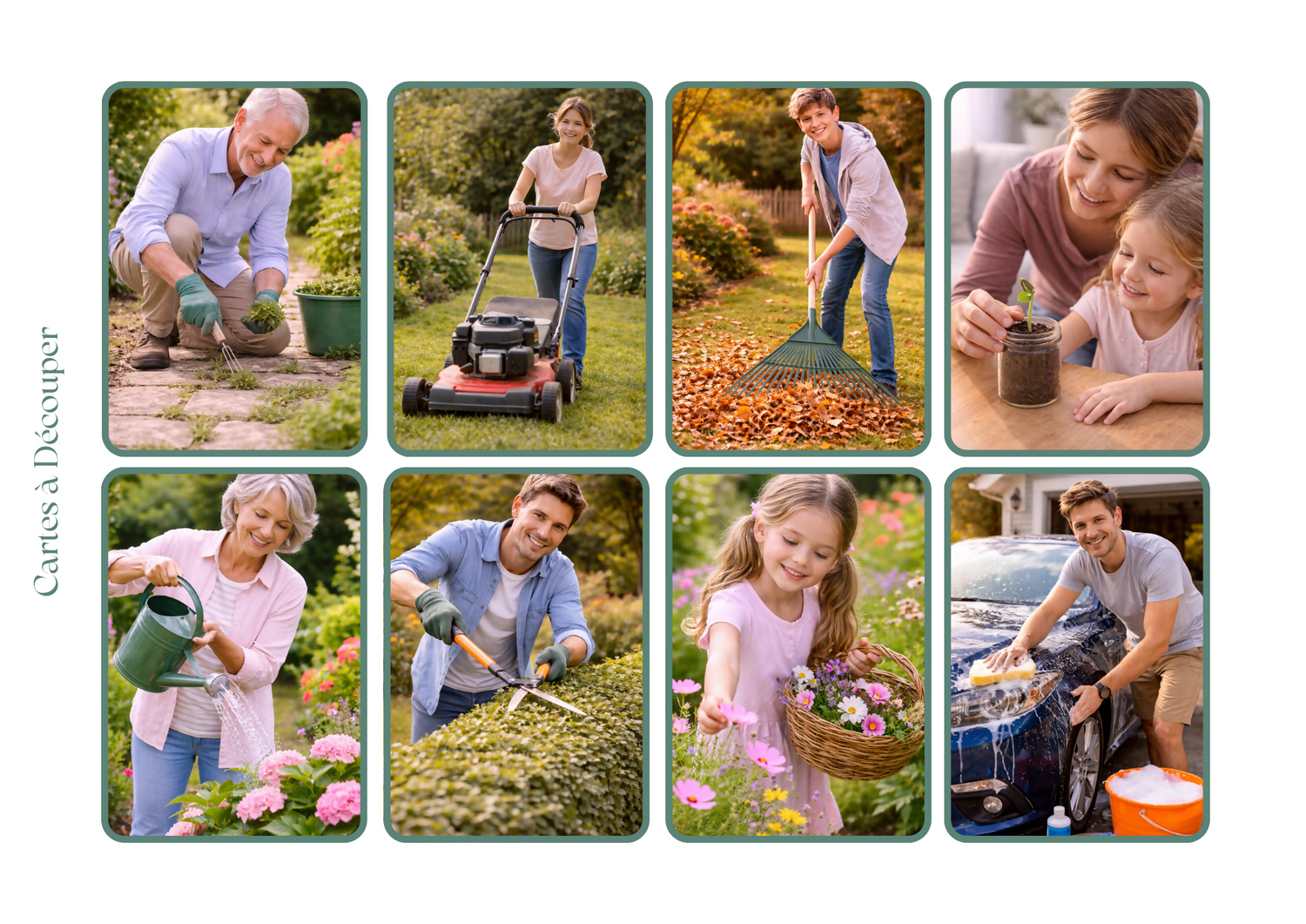 Ensemble de 5 Loto et Mémory des Actions