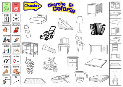 Cherche et Colorie CAA Niveau 1