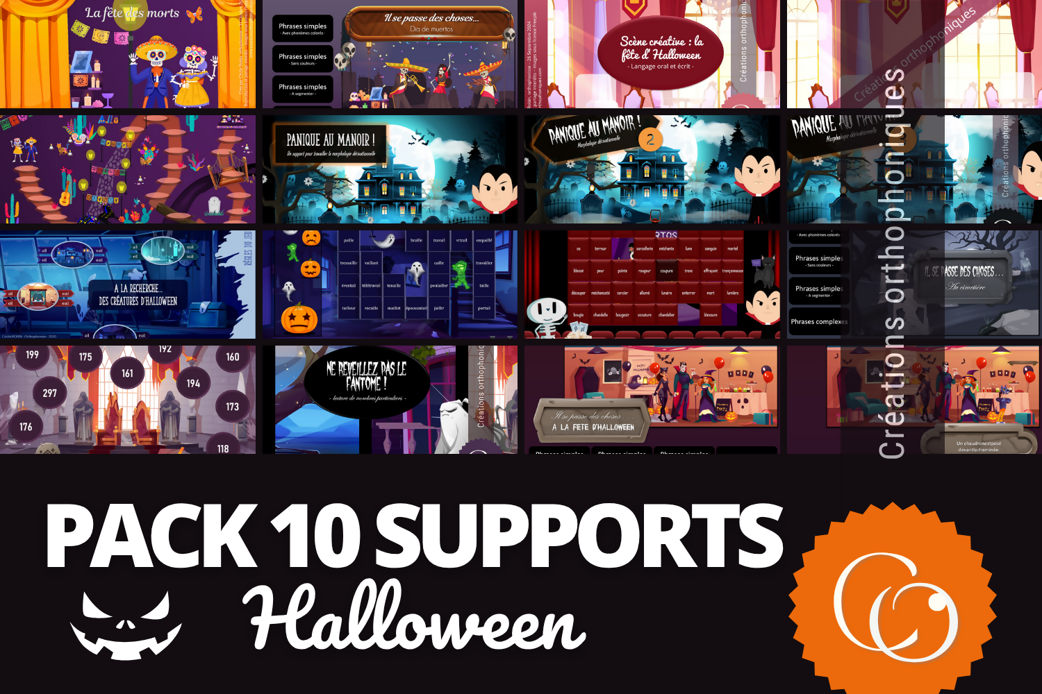 PACK 10 supports Halloween