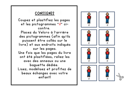 Livre Adapté CAA, Les pronoms "il" et "elle"