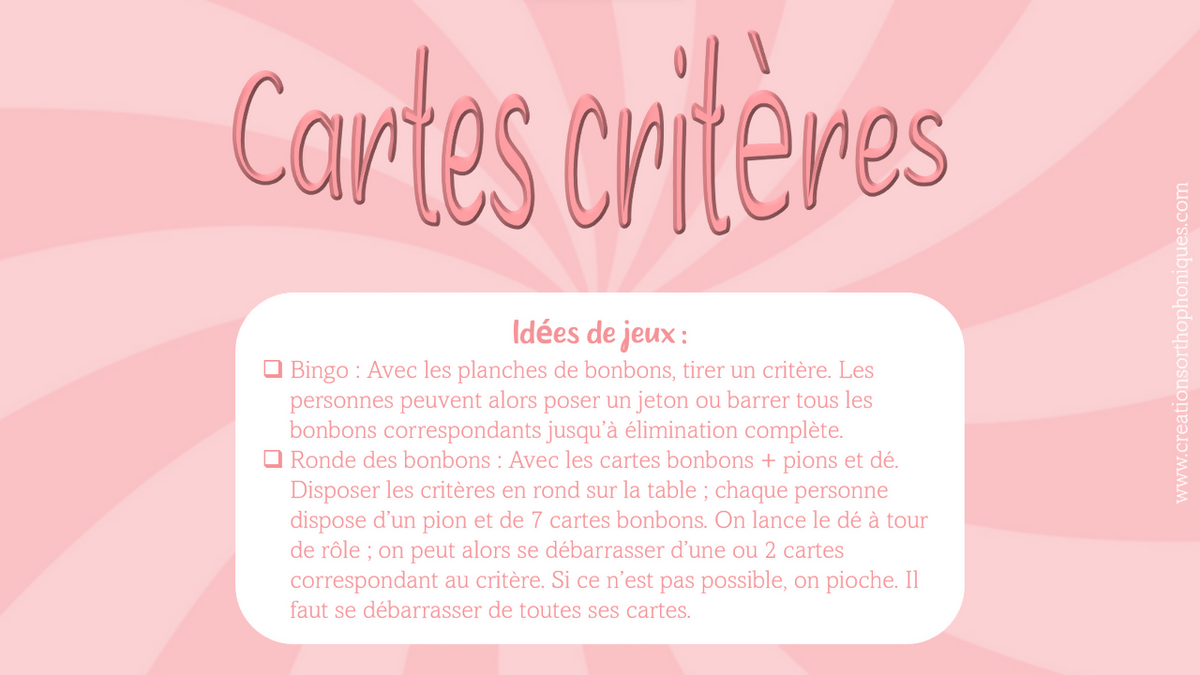 Des bonbons !