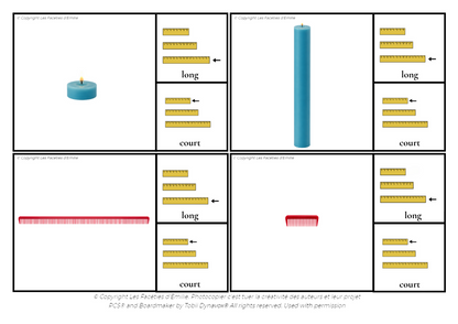 Cartes à Pince des Adjectifs