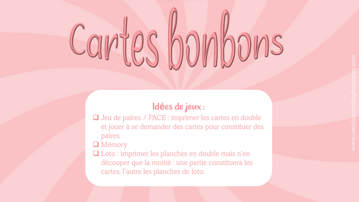 Des bonbons !