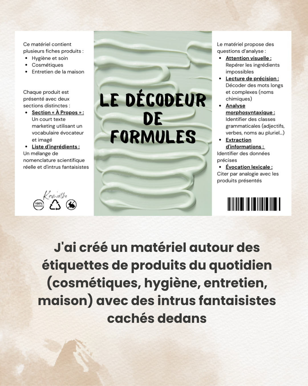 Le décodeur de formules