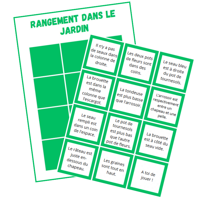 Rangement dans le jardin