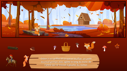 Il se passe des choses dans la forêt en automne
