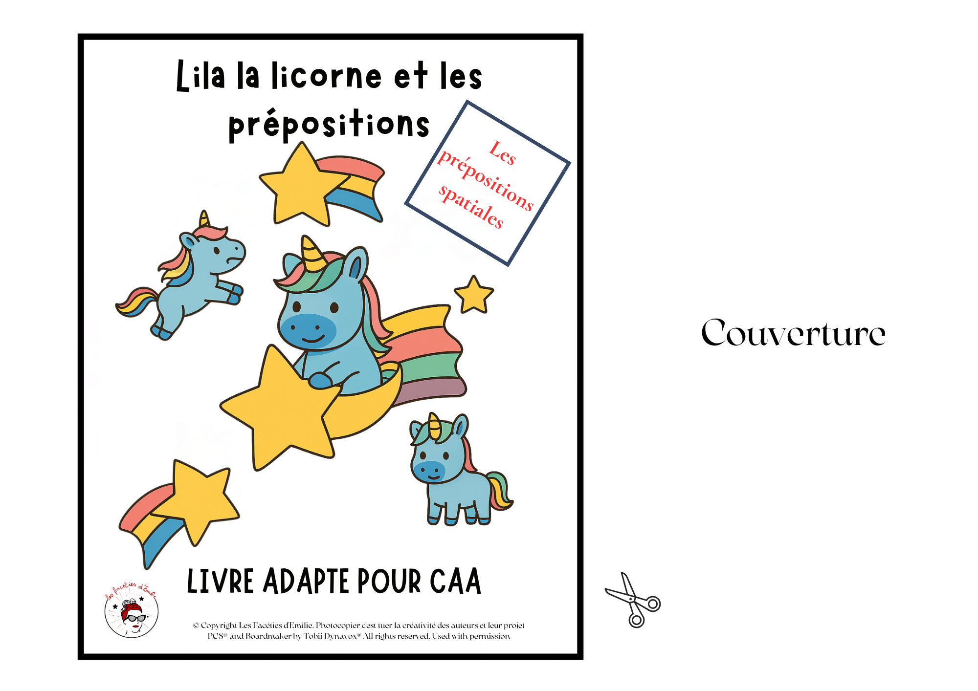 Ensemble de Livres CAA sur le thème des prépositions spatiales