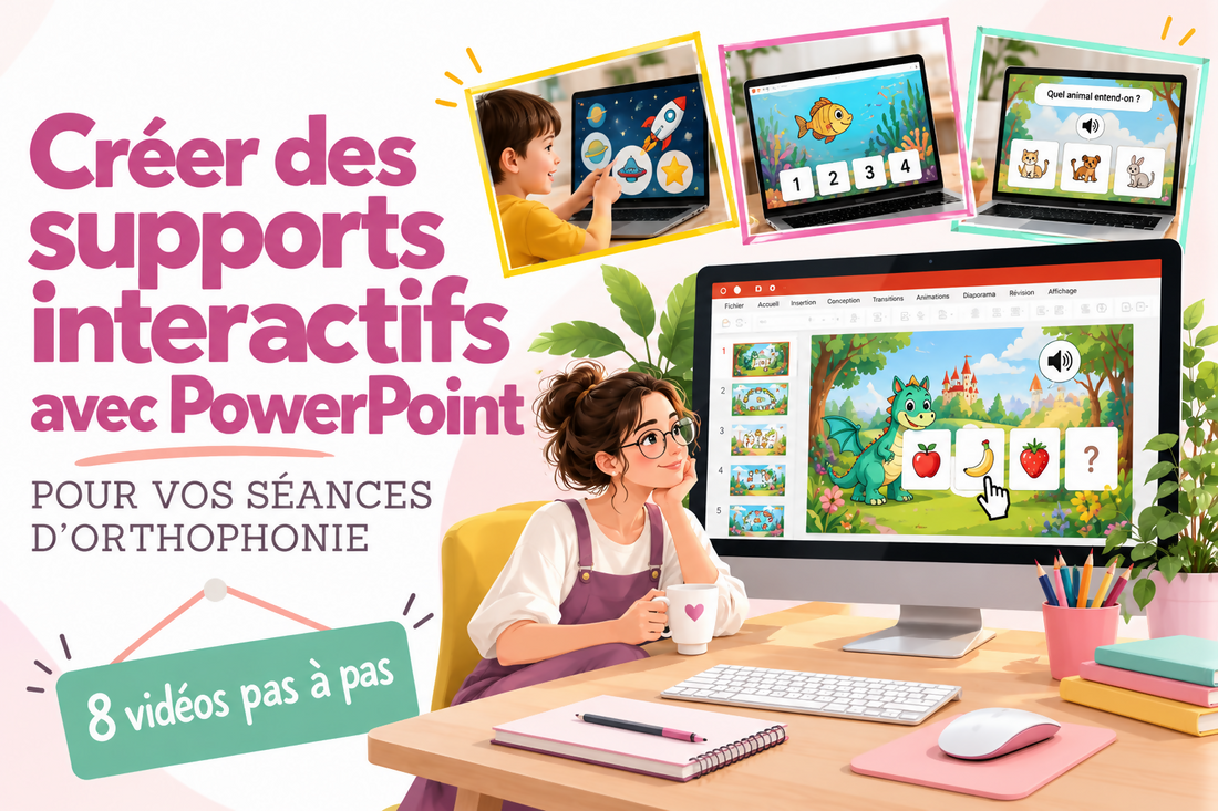 Formation - Utiliser Power Point pour créer des supports interactifs adaptés à ses patients