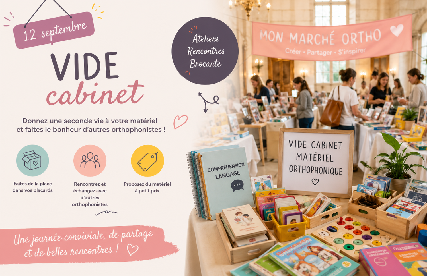 🛍️ Réservez votre stand pour le vide cabinet