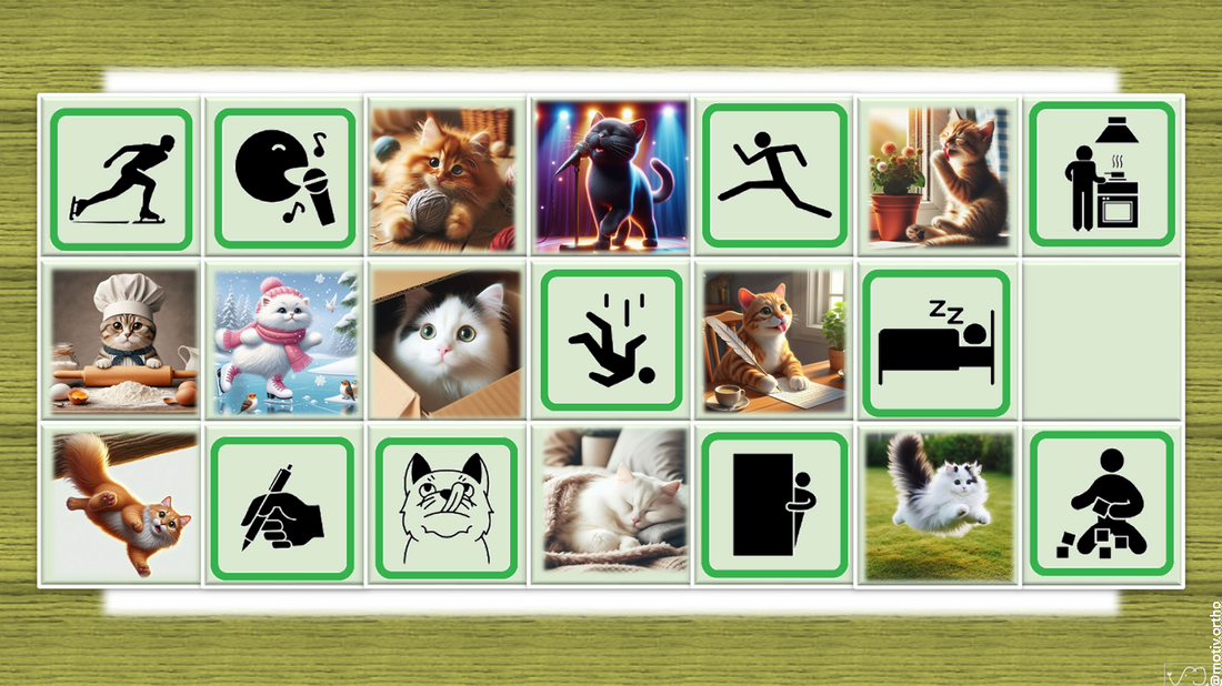 Que fait le chat?