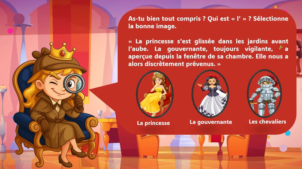 Panique au château - Une enquête au royaume des anaphores