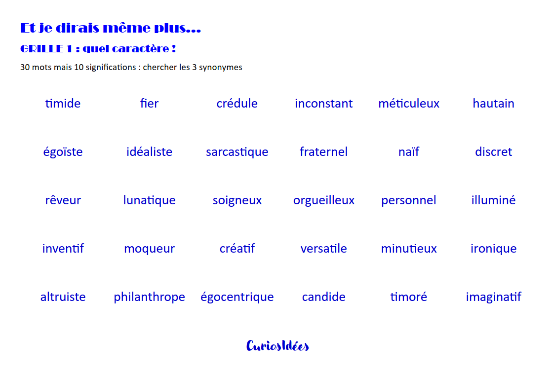 Et je dirais même plus...