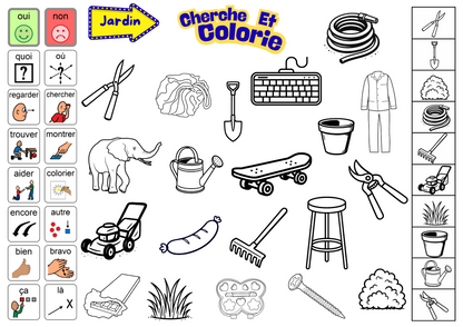 Cherche et Colorie CAA Niveau 1