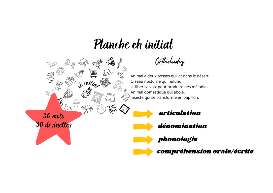 Planche /ch/ initial