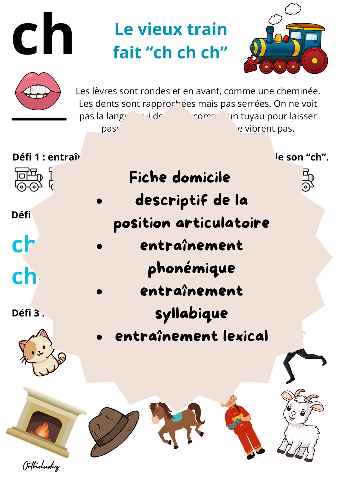 Fiche entraînement à domicile ch position initiale