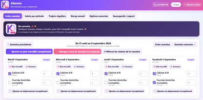 Kiloméo - Mes kilomètres pro simplement ! [OFFERT JUSQU&