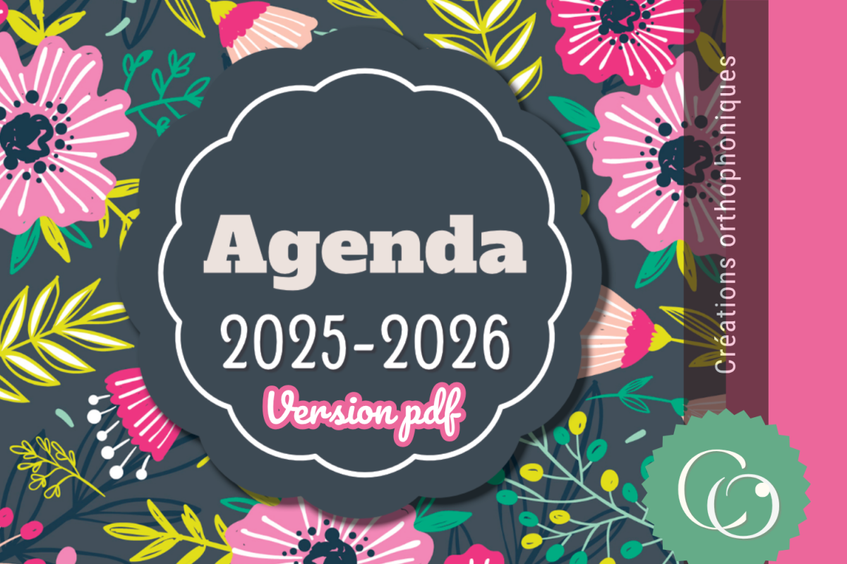 Agenda 2025-2026 Version numérique pdf