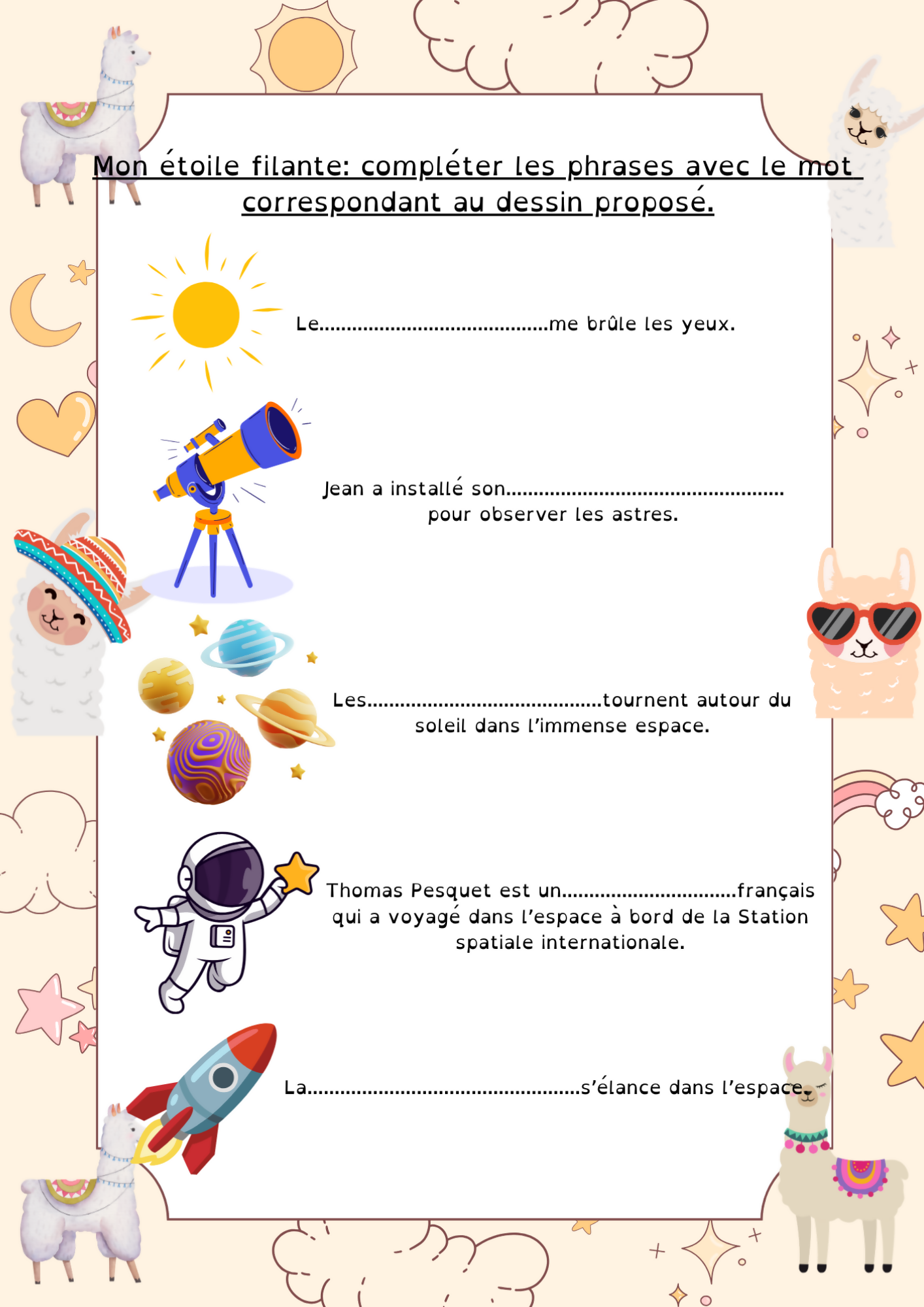 Quand des licornes rencontrent des lamas